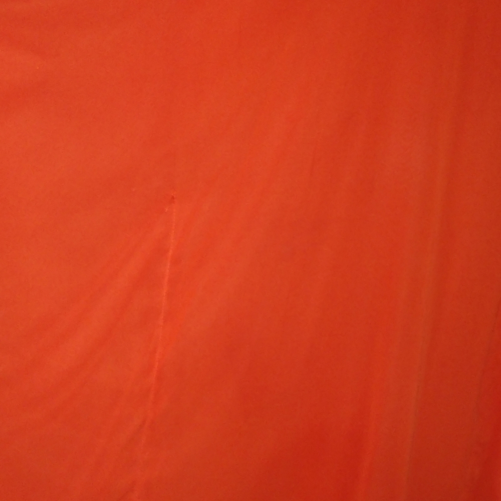 IMAN Bold Orange Fabric Dolman Top or Cover Up